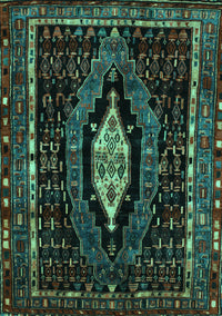 Persian Turquoise Traditional Rug, tr90turq