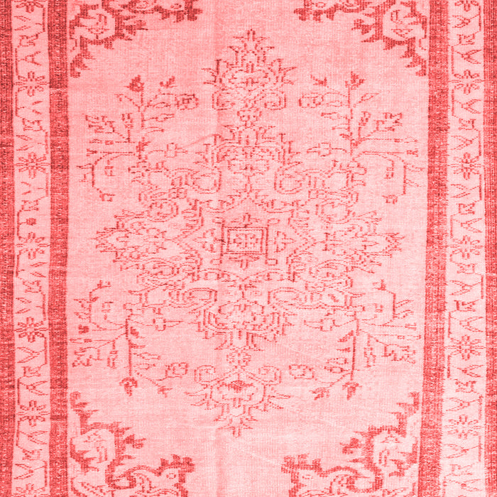 Machine Washable Persian Red Traditional Rug, wshtr910red