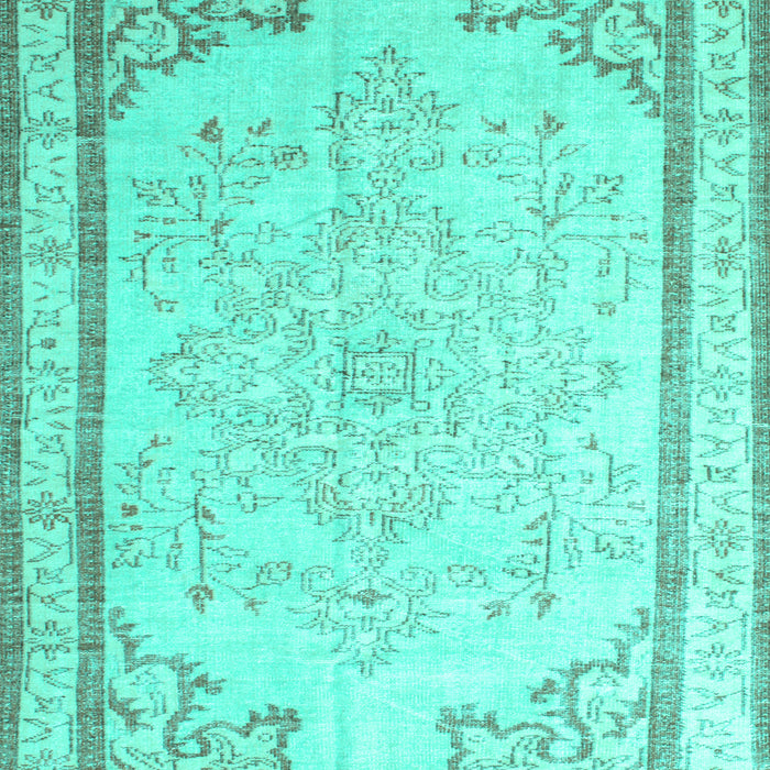 Machine Washable Persian Turquoise Traditional Area Rugs, wshtr910turq