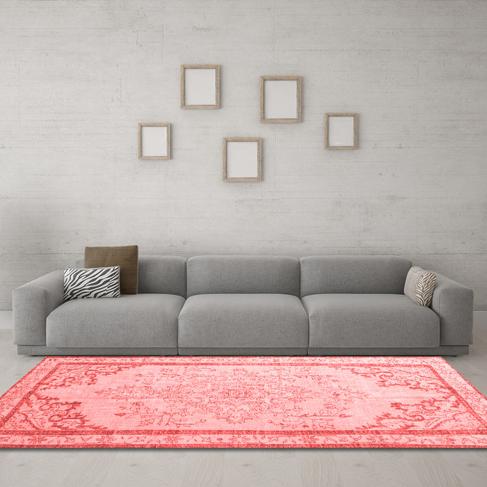 Traditional Red Washable Rugs