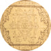 Round Persian Brown Traditional Rug, tr910brn