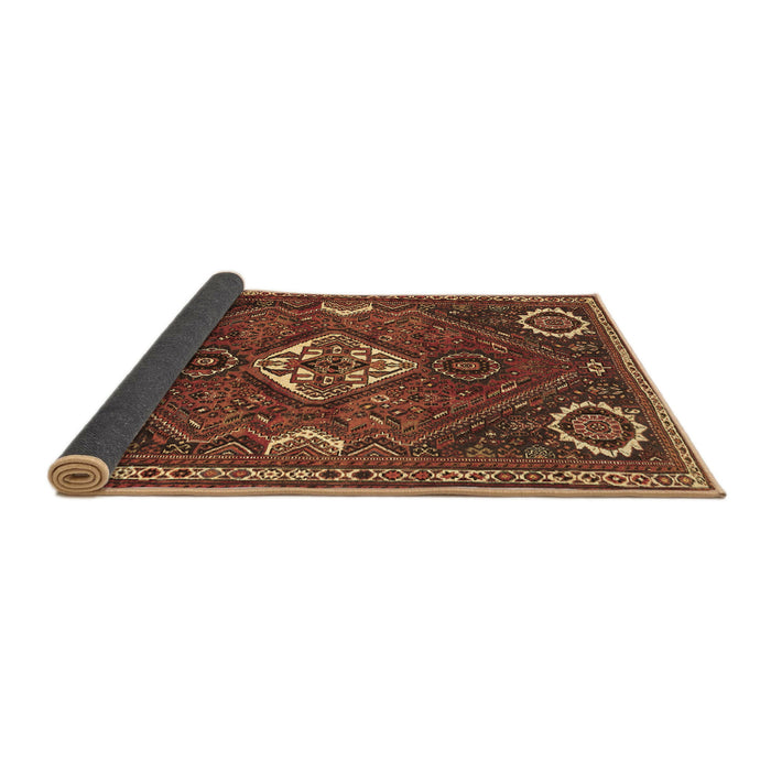 Sideview of Persian Brown Traditional Rug, tr911brn