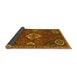Sideview of Persian Yellow Traditional Rug, tr911yw