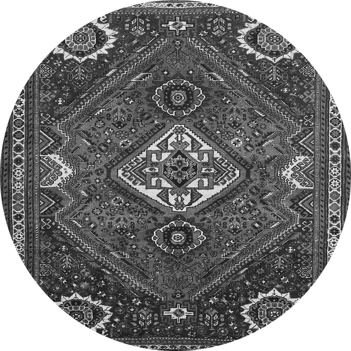 Machine Washable Persian Gray Traditional Rug, wshtr911gry