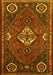 Machine Washable Persian Yellow Traditional Rug, wshtr911yw