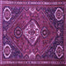 Square Persian Purple Traditional Rug, tr911pur