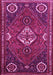 Machine Washable Persian Pink Traditional Rug, wshtr911pnk