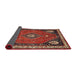 Sideview of Traditional Red Persian Rug, tr912