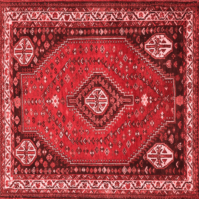 Machine Washable Persian Red Traditional Rug, wshtr912red