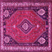 Square Persian Pink Traditional Rug, tr912pnk