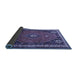 Sideview of Persian Blue Traditional Rug, tr912blu