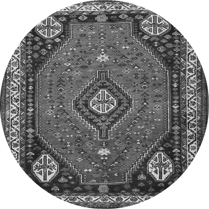 Square Persian Gray Traditional Rug, tr912gry