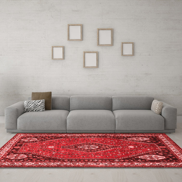 Traditional Red Washable Rugs