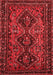 Persian Red Traditional Area Rugs
