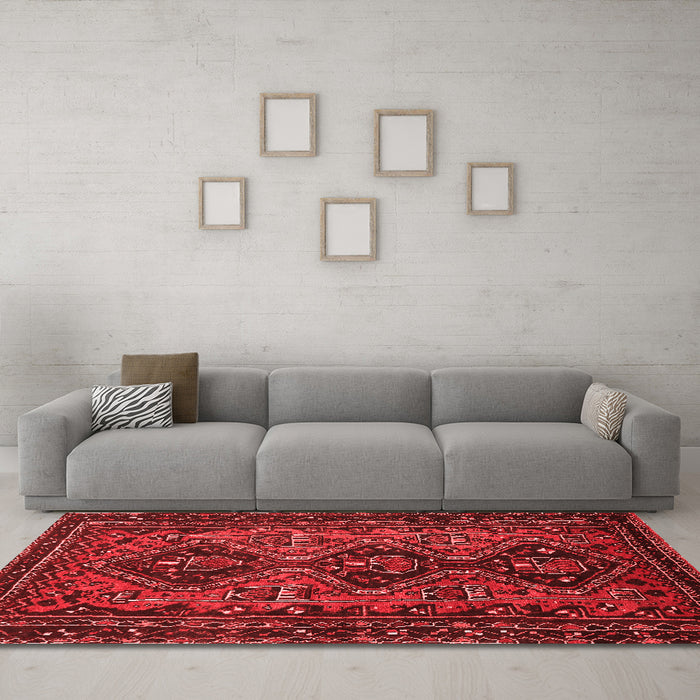 Traditional Red Washable Rugs