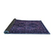 Sideview of Persian Blue Traditional Rug, tr913blu