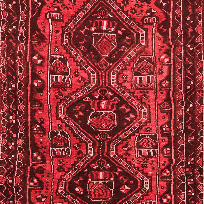 Machine Washable Persian Red Traditional Rug, wshtr913red