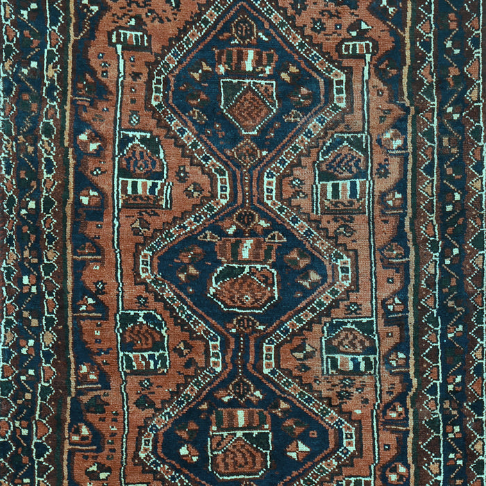 Machine Washable Persian Light Blue Traditional Rug, wshtr913lblu