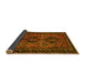 Sideview of Persian Yellow Traditional Rug, tr913yw
