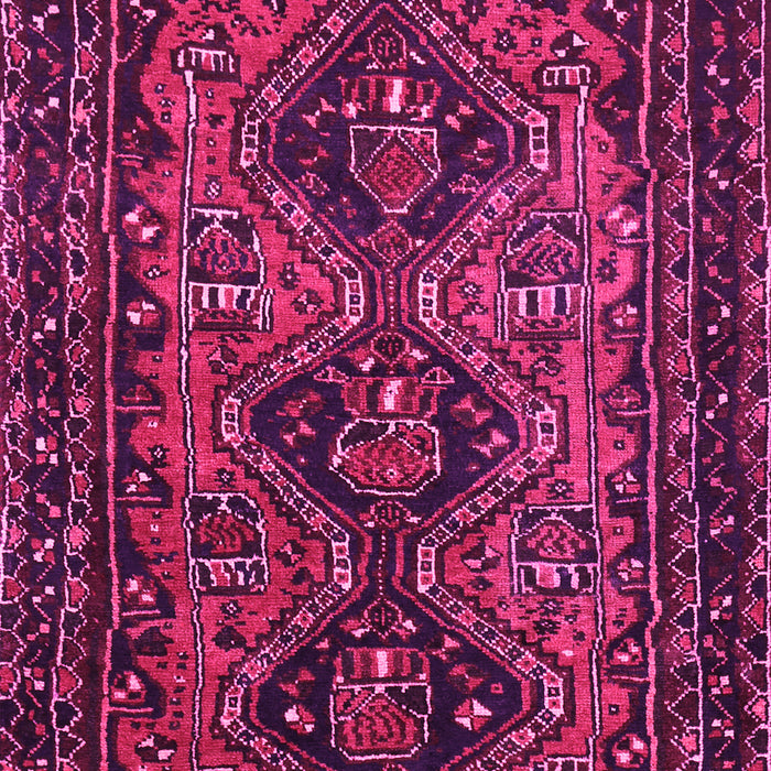 Machine Washable Persian Pink Traditional Rug, wshtr913pnk