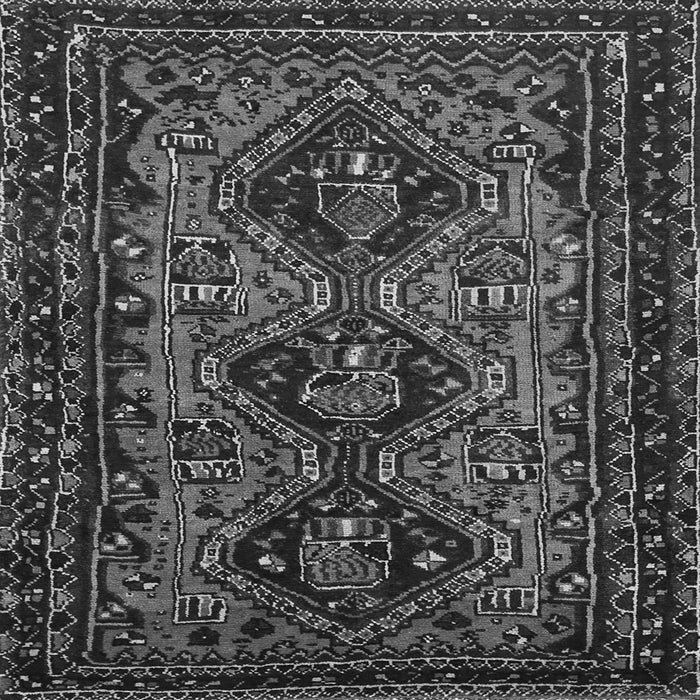 Serging Thickness of Persian Gray Traditional Rug, tr913gry