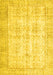 Machine Washable Persian Yellow Traditional Rug, wshtr914yw