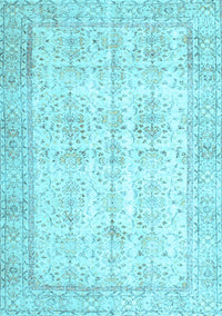 Persian Light Blue Traditional Rug, tr914lblu