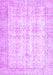 Machine Washable Persian Purple Traditional Area Rugs, wshtr914pur