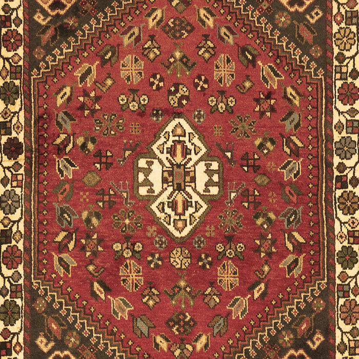Machine Washable Persian Brown Traditional Rug, wshtr915brn