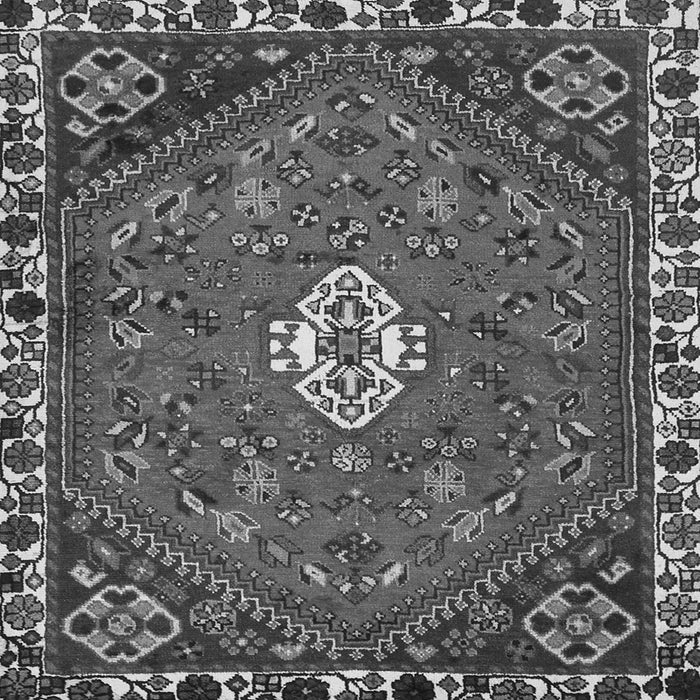 Serging Thickness of Persian Gray Traditional Rug, tr915gry