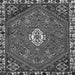 Serging Thickness of Persian Gray Traditional Rug, tr915gry