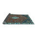 Sideview of Persian Light Blue Traditional Rug, tr915lblu