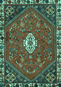 Persian Turquoise Traditional Rug, tr915turq
