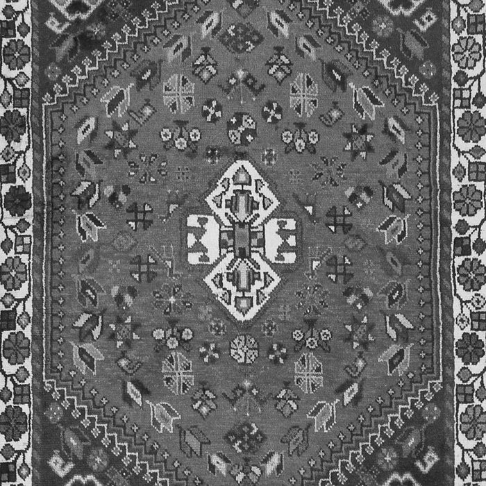 Serging Thickness of Machine Washable Persian Gray Traditional Rug, wshtr915gry