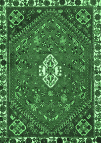 Persian Emerald Green Traditional Rug, tr915emgrn