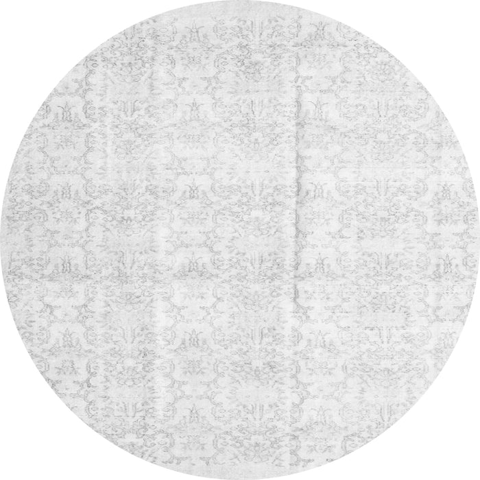 Square Persian Gray Traditional Rug, tr917gry