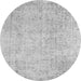 Square Persian Gray Traditional Rug, tr918gry