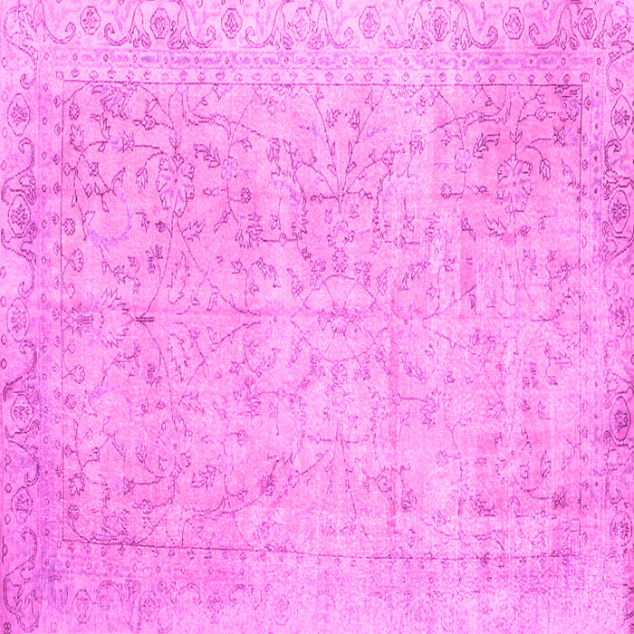 Square Persian Pink Traditional Rug, tr918pnk