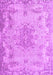 Machine Washable Persian Purple Traditional Area Rugs, wshtr919pur