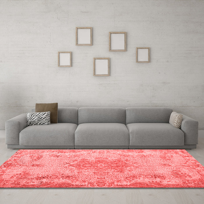 Traditional Red Washable Rugs
