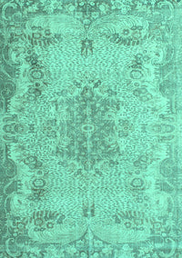 Persian Turquoise Traditional Rug, tr919turq