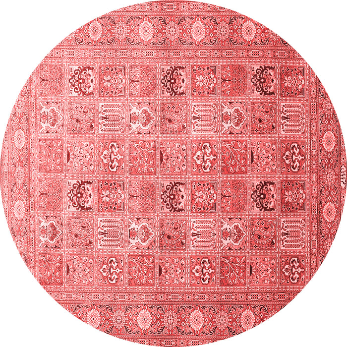 Machine Washable Persian Red Traditional Rug, wshtr91red