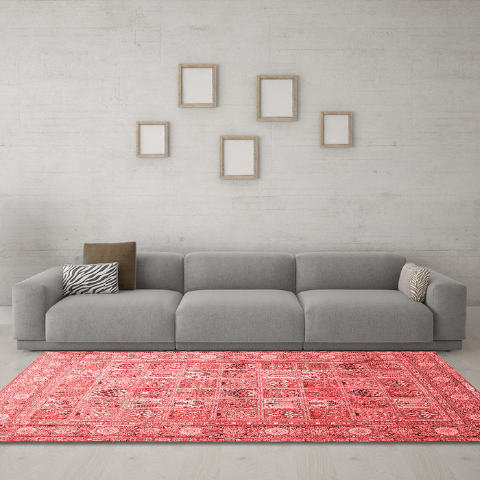 Traditional Red Washable Rugs