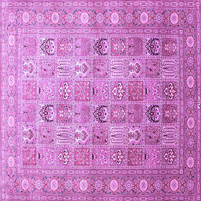 Square Persian Purple Traditional Rug, tr91pur