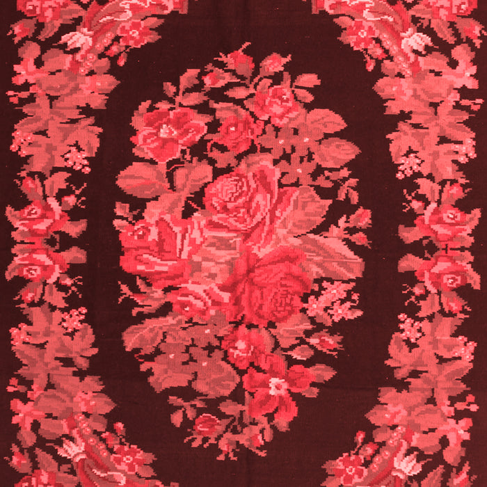 Medallion Red French Area Rugs