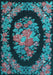 Medallion Light Blue French Rug, tr920lblu