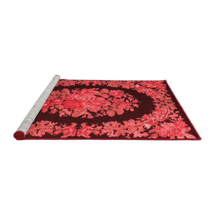 French Red Washable Rugs
