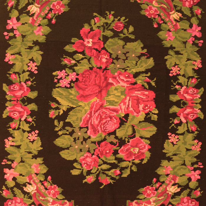 Medallion Orange French Rug, tr920org