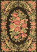 Medallion Brown French Rug, tr921brn