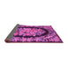 Sideview of Medallion Pink French Rug, tr921pnk